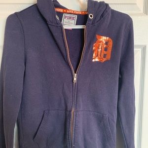 Detroit tigers Pinks Victorias Secret hoodie womens small